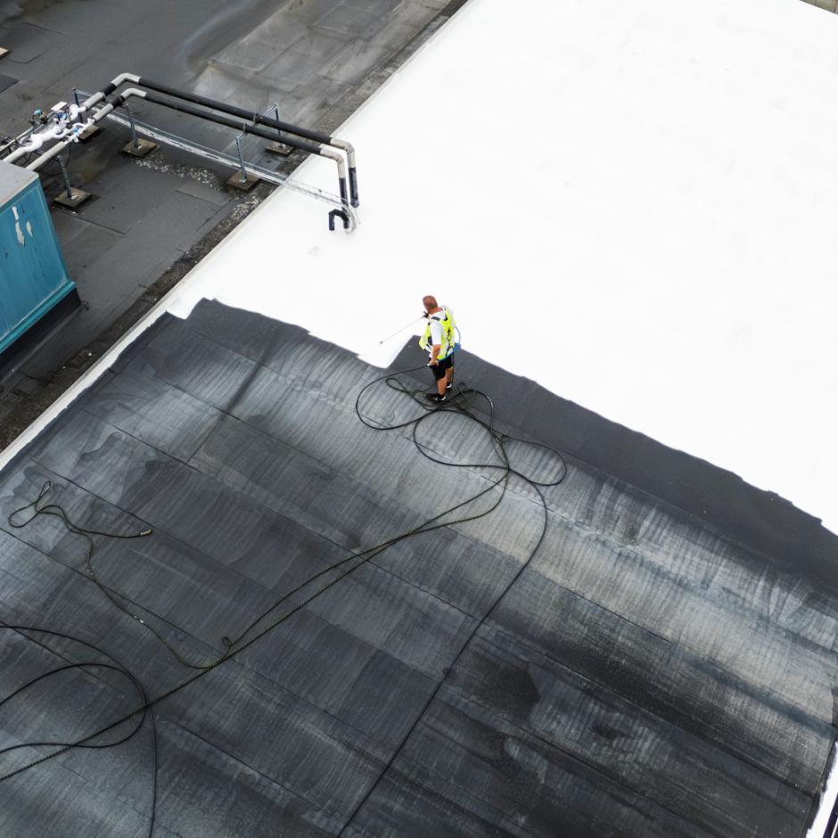 Cool Roof polymermembran – mindre varmepåvirkning fra solen