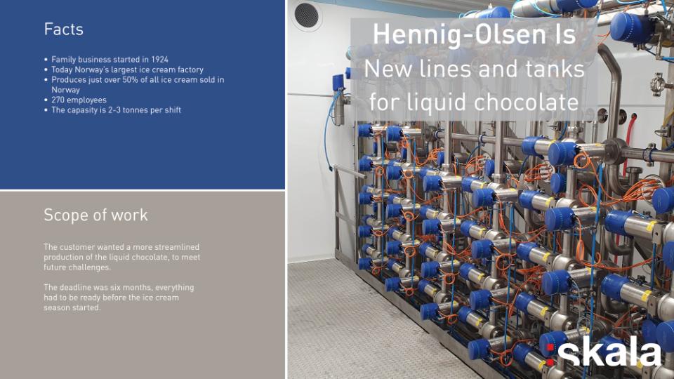 Nye tanker og linjer til Hennig Olsen Is