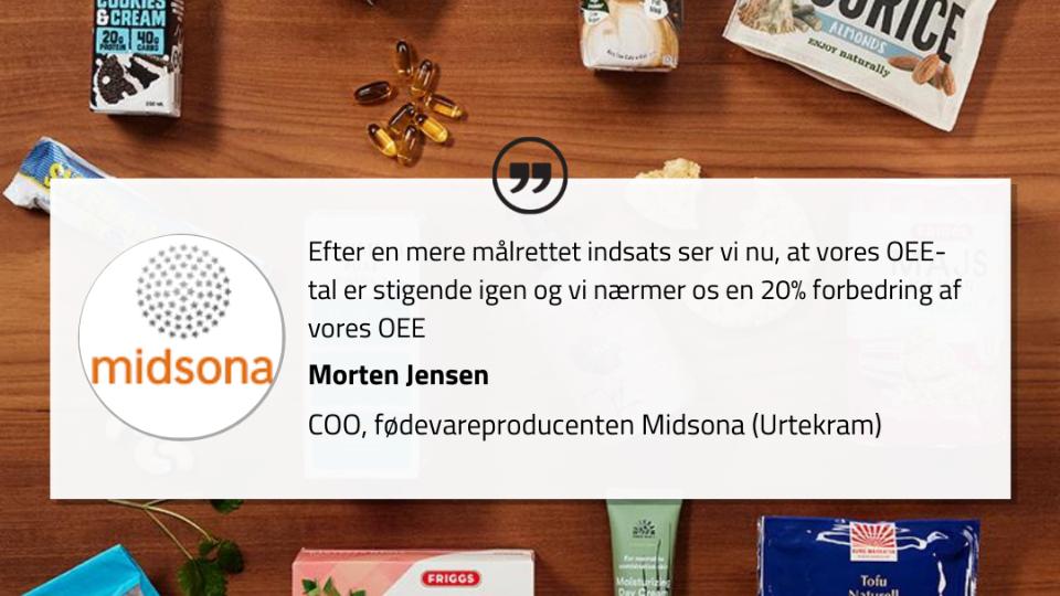 Midsona effektiviserede ved hjælp af data